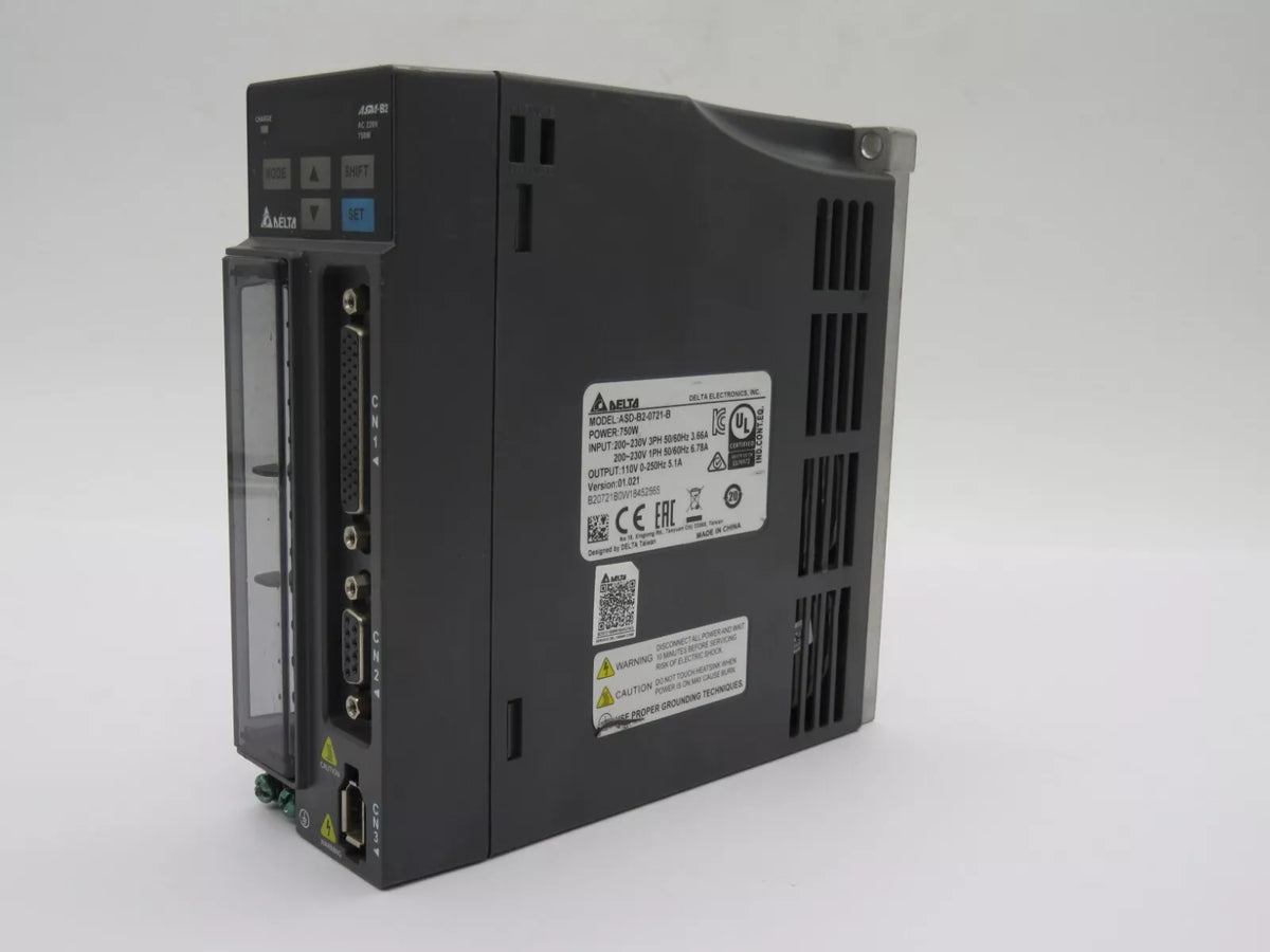 Delta ASDA-B2-0721-B AC Servo Drive 750W 200-230V - Tested Unit