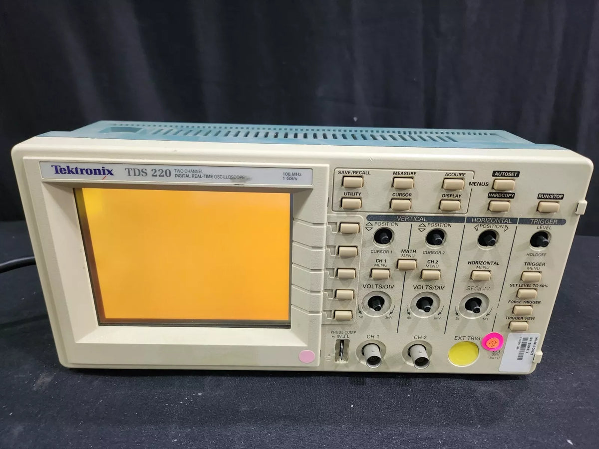 Tektronix TDS220 100 MHz 2 Channel Digital Oscilloscope AS-IS Selling