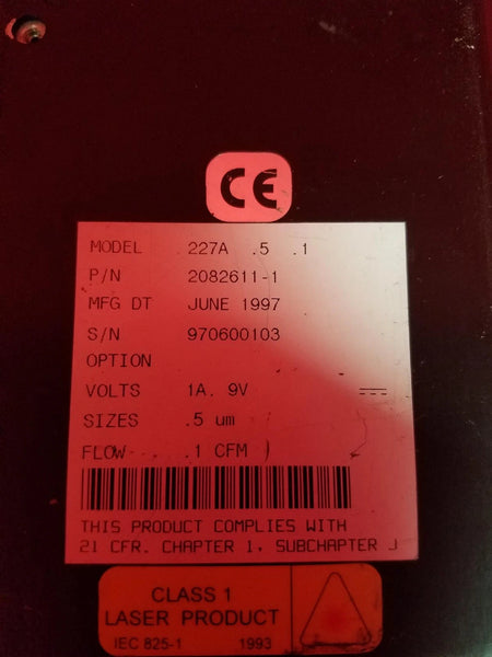 Met One 227A 970600103 Laser Particle Counter