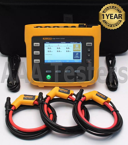 Fluke 1730 3 Three Phase Electrical Energy Logger 240V - XG eqpt