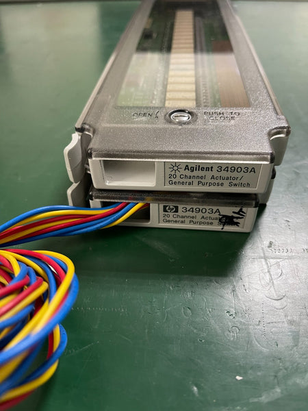 Agilent Keysight 34903A 20-Channel Actuator/GP Switch Module for 34970A/34972A - XG eqpt
