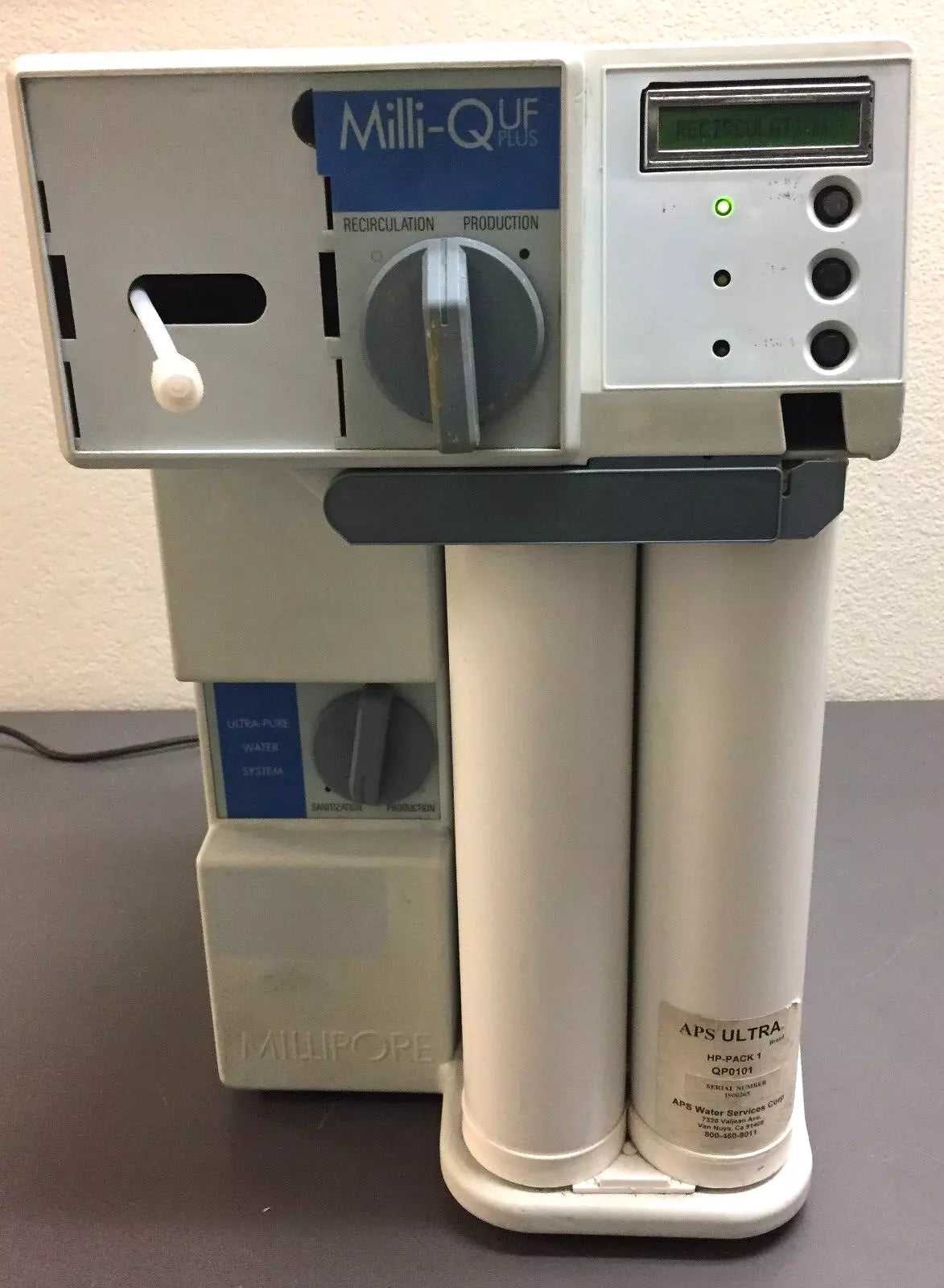 Millipore ZD5311595 Milli-Q Plus PF Water Purification System