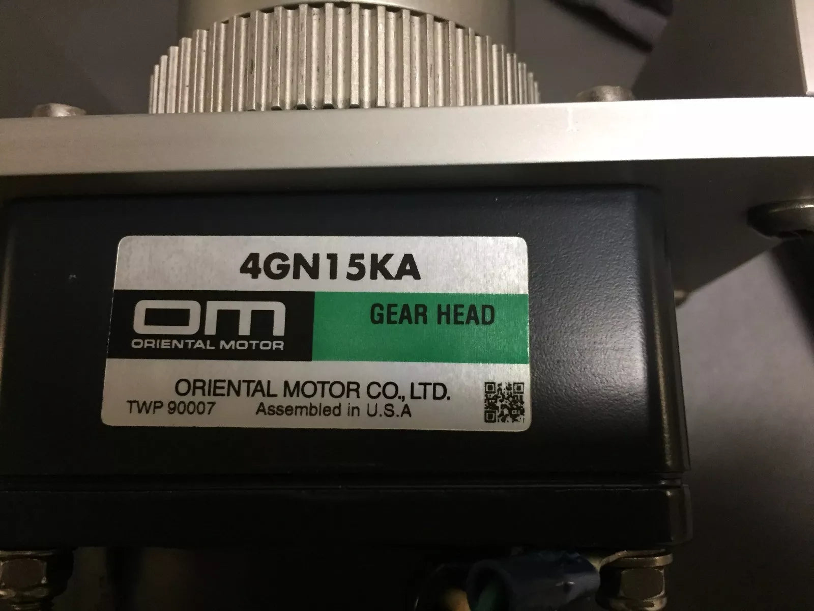 Oriental Motor 4RK25GN-CWM AC Magnetic Brake Motor with Oriental 4GN15KA Gearhead