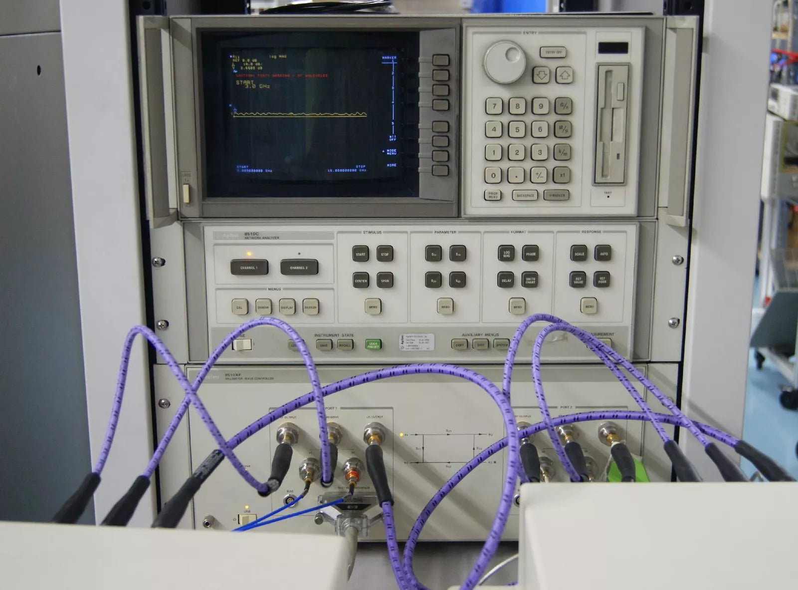 Agilent E7350A 8510XF Singel Sweep Network Analyzer System, 110 GHz