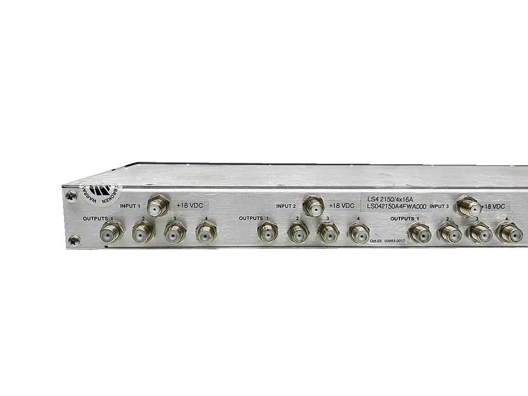 Quintech LS4 2150 4X16A Quad 4-Way Active L-Band Splitter