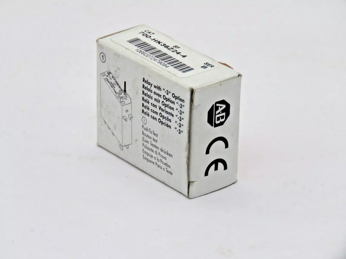 Allen-Bradley 700-HK36Z24-4 Relay 24V 4-Pole DPDT Industrial Control Switch