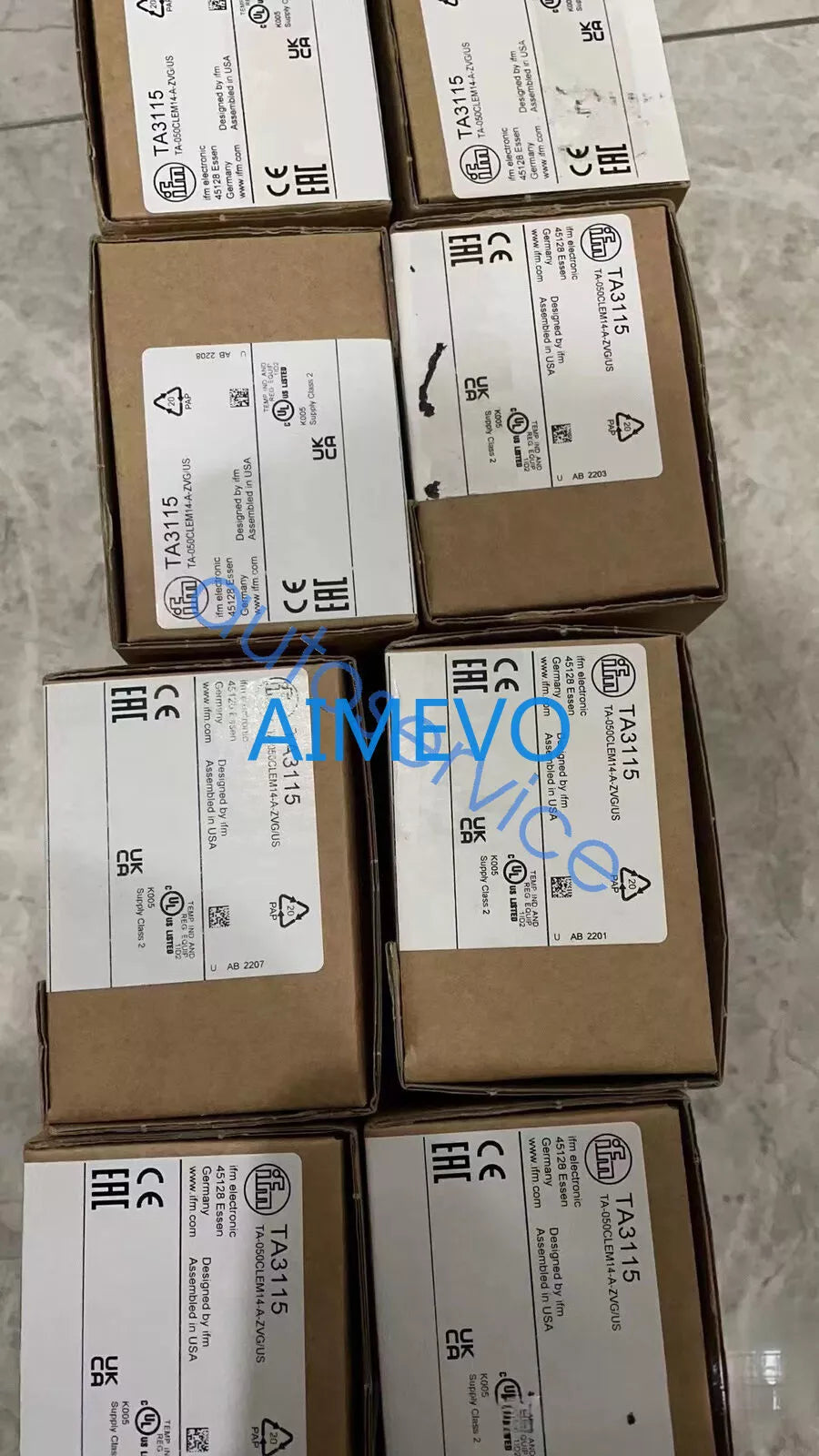 New IFM TA3115 pressure sensor