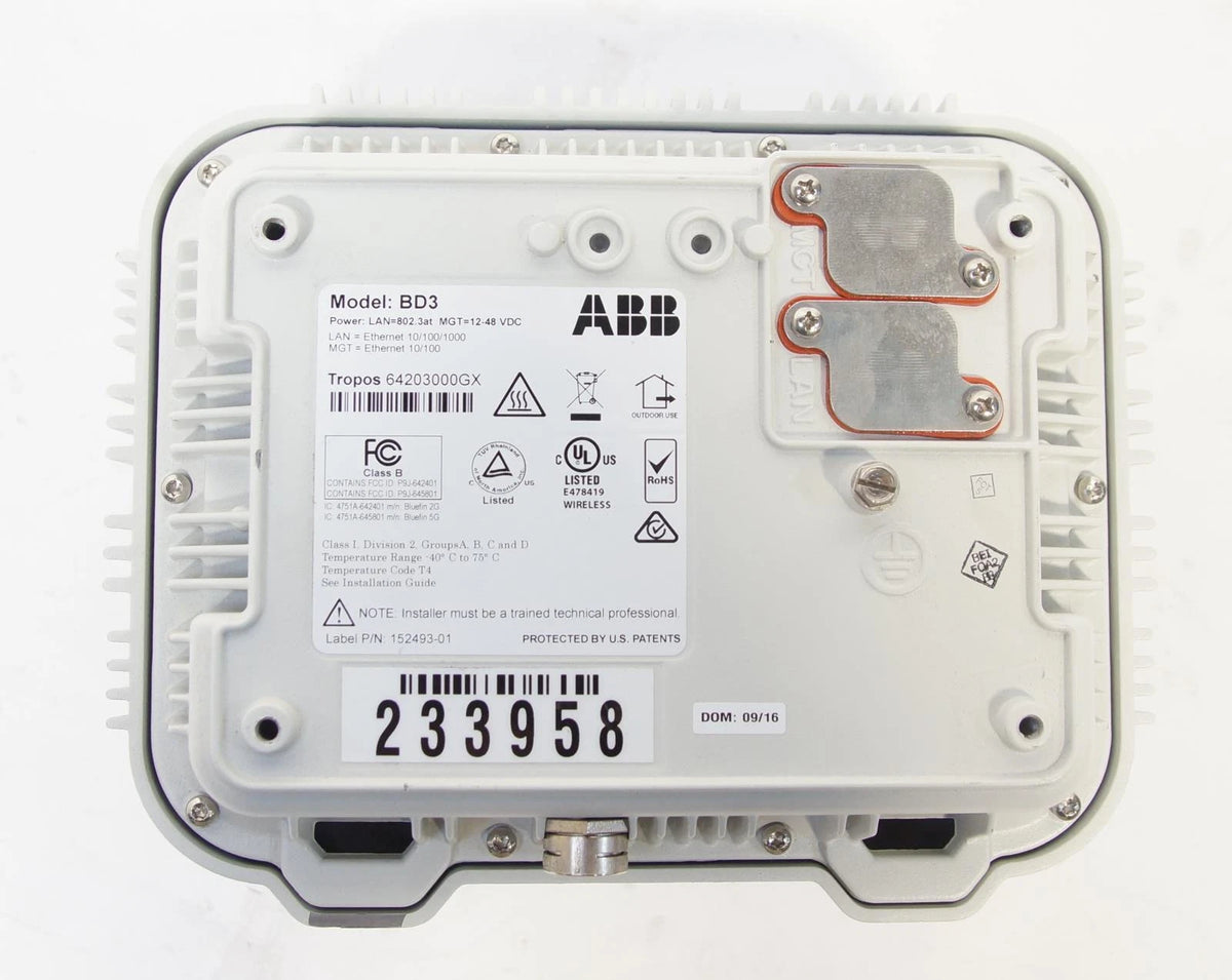 ABB BD3 152493 / TropOS 6420 Wireless Broadband Mesh Router AP For ...
