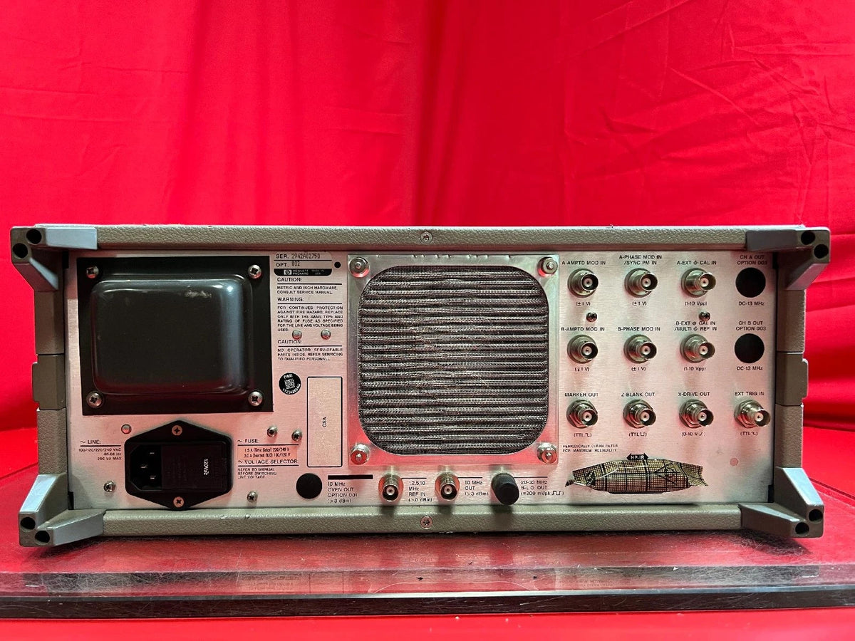 Agilent/Keysight 3326A Opt. 002 2-Channel Synthesizer 2942A02750