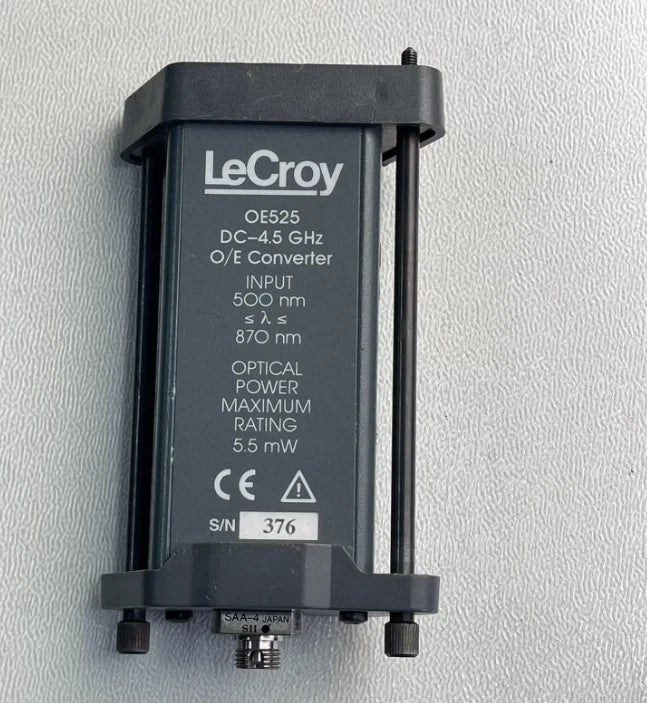 LeCroy OE525 500-870 nm ProLink BMA Connector, Optical-to-Ele ctrical Converter