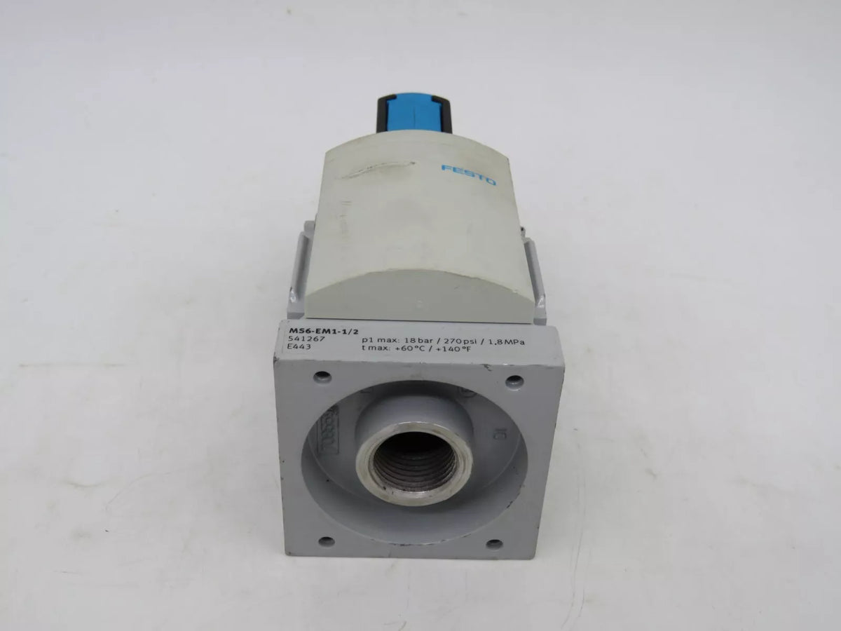 Festo MS6-EM1-1/2 Pneumatic On/Off Valve for MS6 Series Exhaust