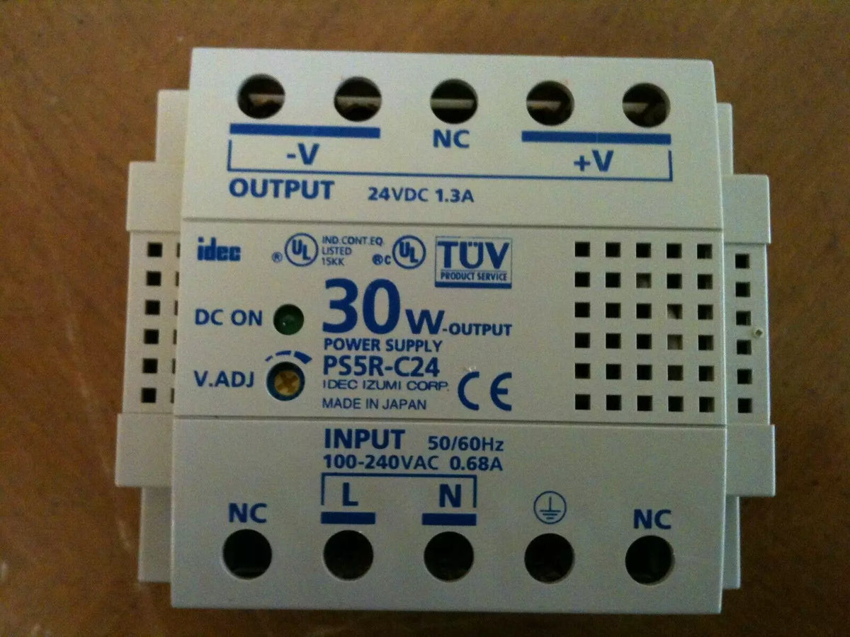 Idec PS5R-C24 Power Supply 24VDC 1.3A 30W