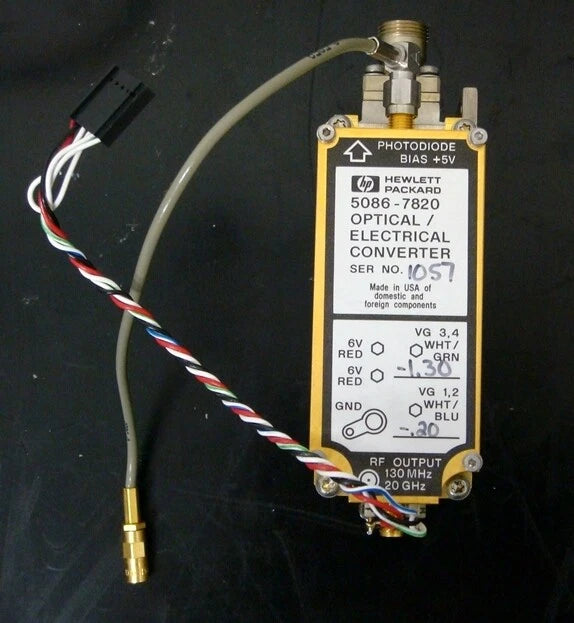 HP 5086-7820 130MHz-20GHz Optical/Electrical Converter