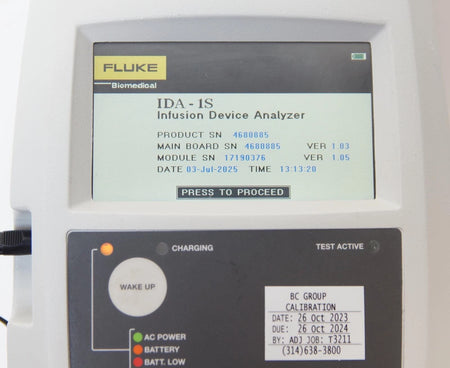 Fluke Biomedical / Bio Tek IDA-1S Infusion Device Analyzer