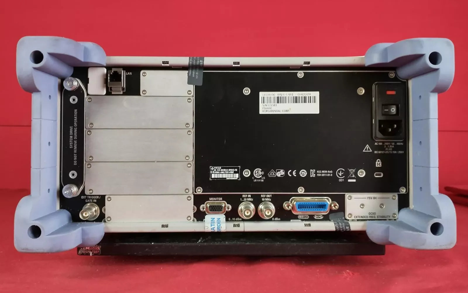 Rohde and Schwarz FSVA40 101583 Spectrum Analyzer, 40GHz with Calibration Options