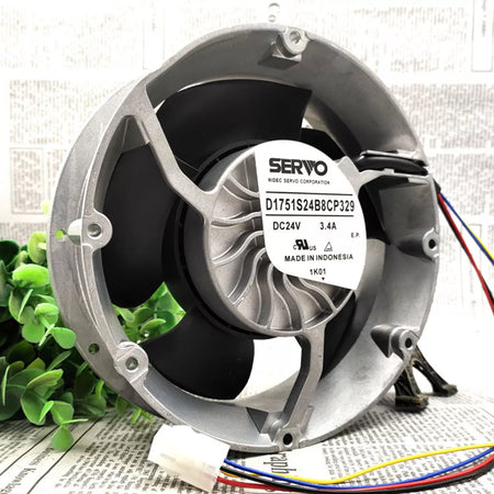 1PC New D1751S24B8CP329 Servo Inverter Fan 1751 DC24V 3.4A