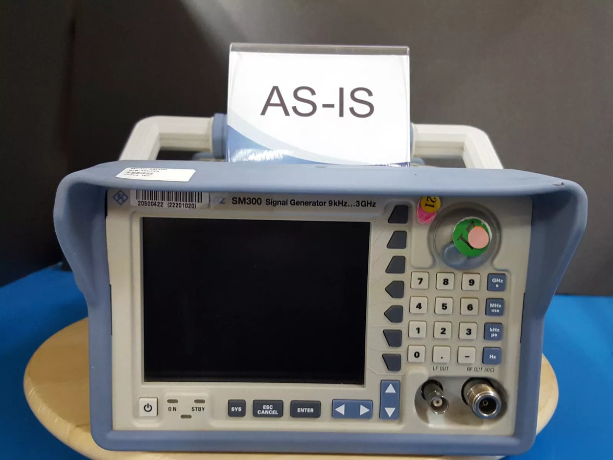 R&S SM300 Signal Generator 9kHz~3GHz (AS-IS)
