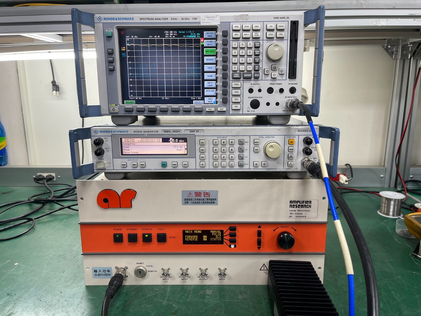 Amplifier Research AR 150W1000 80-1000MHZ 150W Power Amplifier_3846