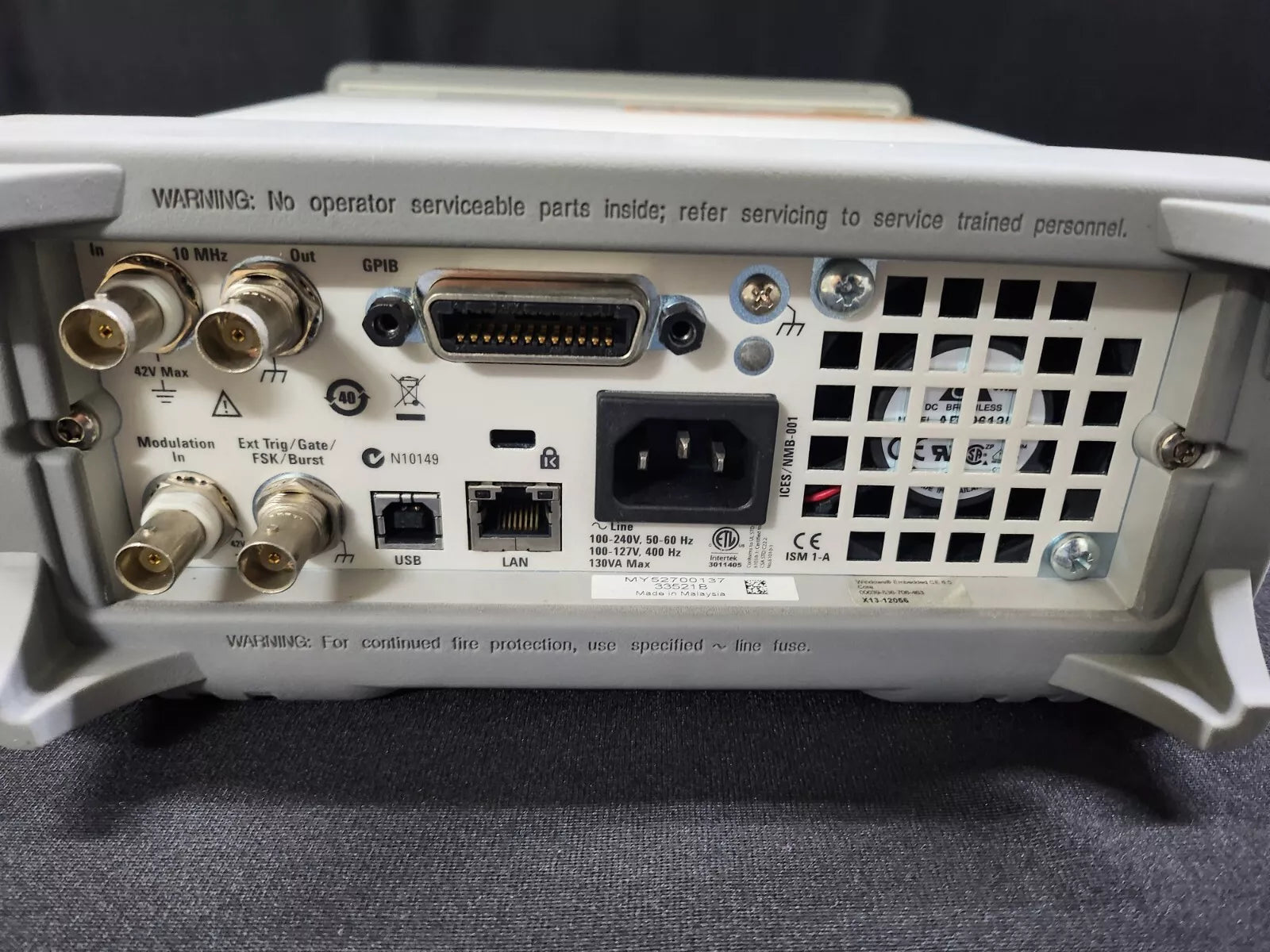 Agilent 33521B 30 MHz Waveform Generator with Arb (0137)