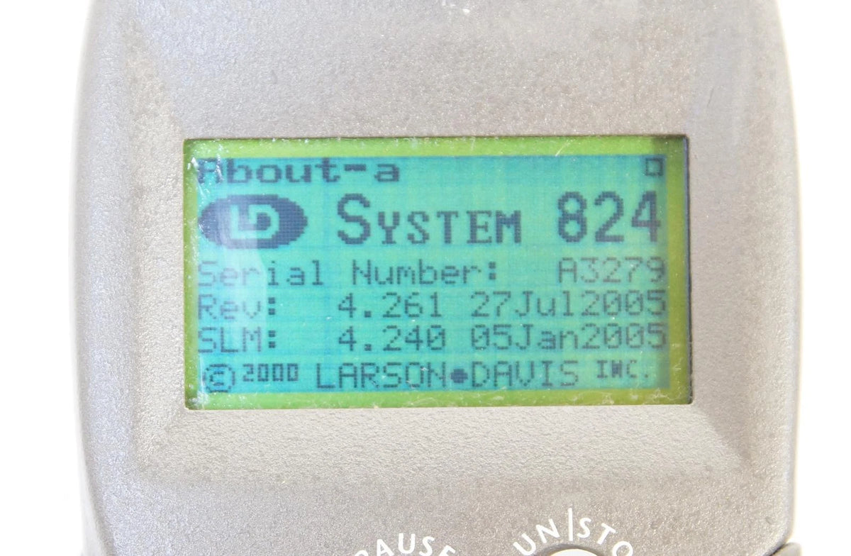 Larson Davis System 824 Precision Sound Level Meter & Real Time Analyzer