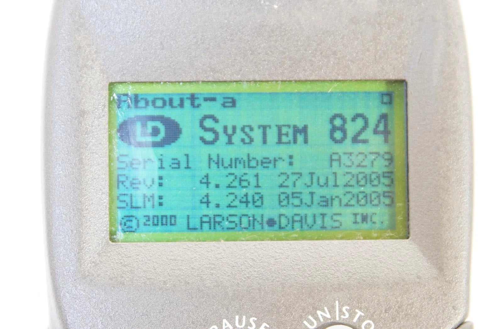 Larson Davis System 824 Precision Sound Level Meter & Real Time Analyzer