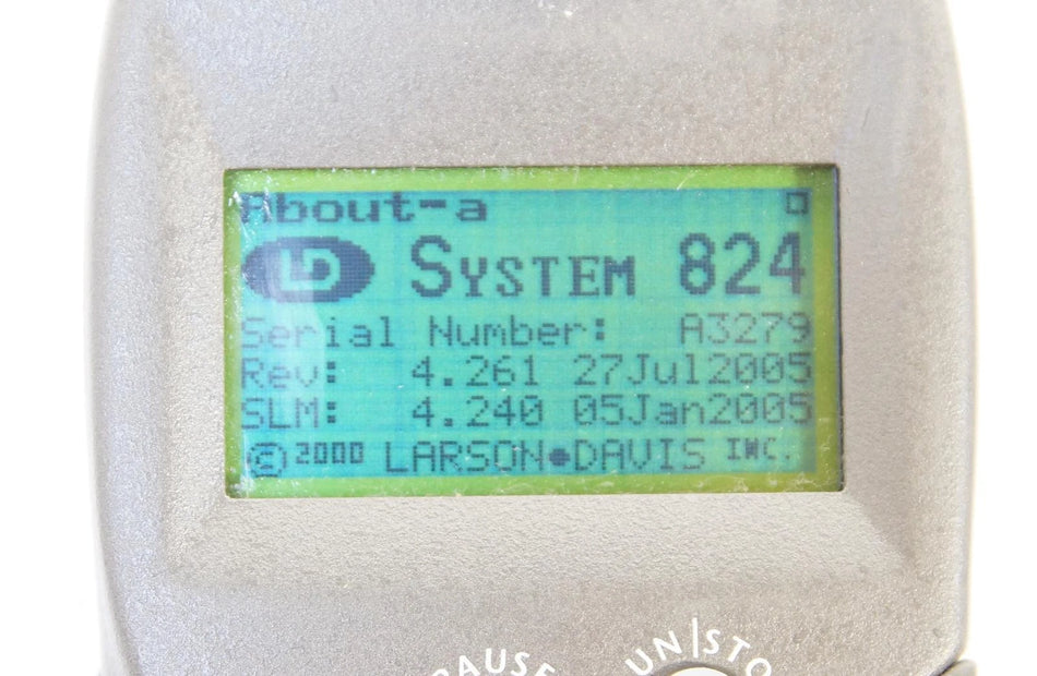Larson Davis System 824 Precision Sound Level Meter & Real Time Analyzer