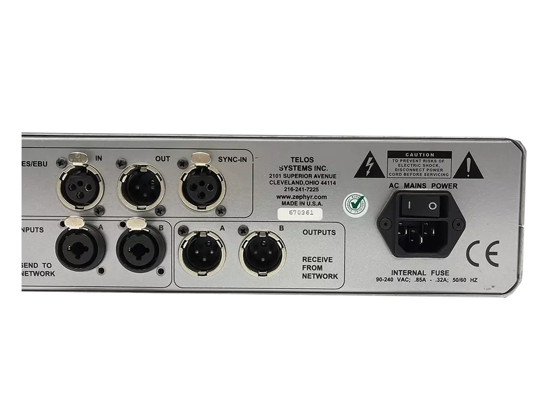 Telos Zephyr Xstream RM ISDN Digital Audio Transceiver