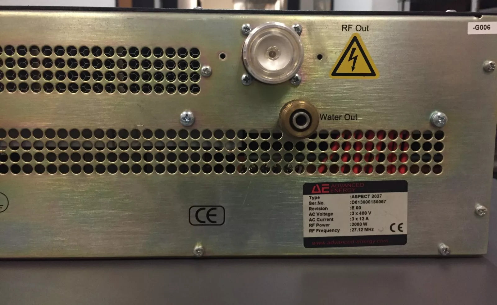 Advanced Energy ASPECT- 2027 RF Generator Power Supply