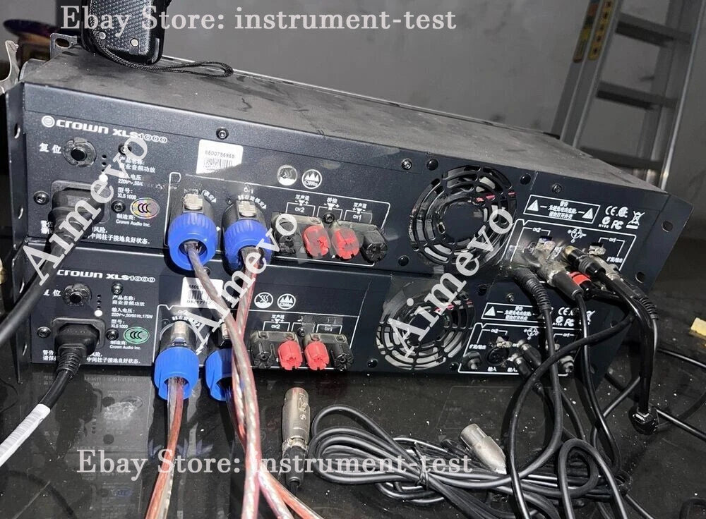 Crown XLS 1000 Two-Channel Professional High-Density Power Amplifier