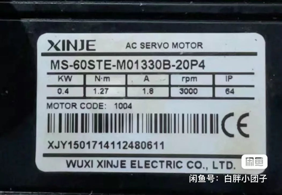 1PC NEW MS-60STE-M01330B-20P4 servo motor () #L5627Y LZ