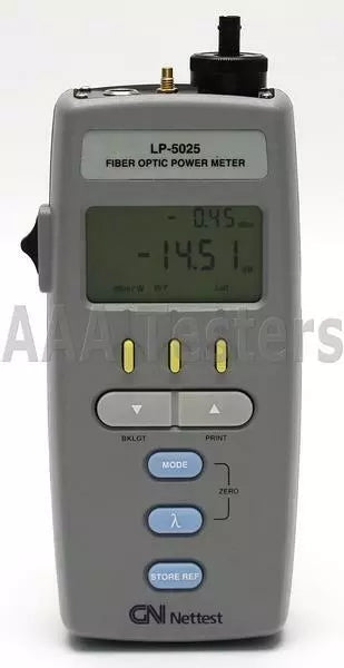 Laser Precision GN Nettest LP-5025 SM MM Fiber Optic Power Meter LP 5025
