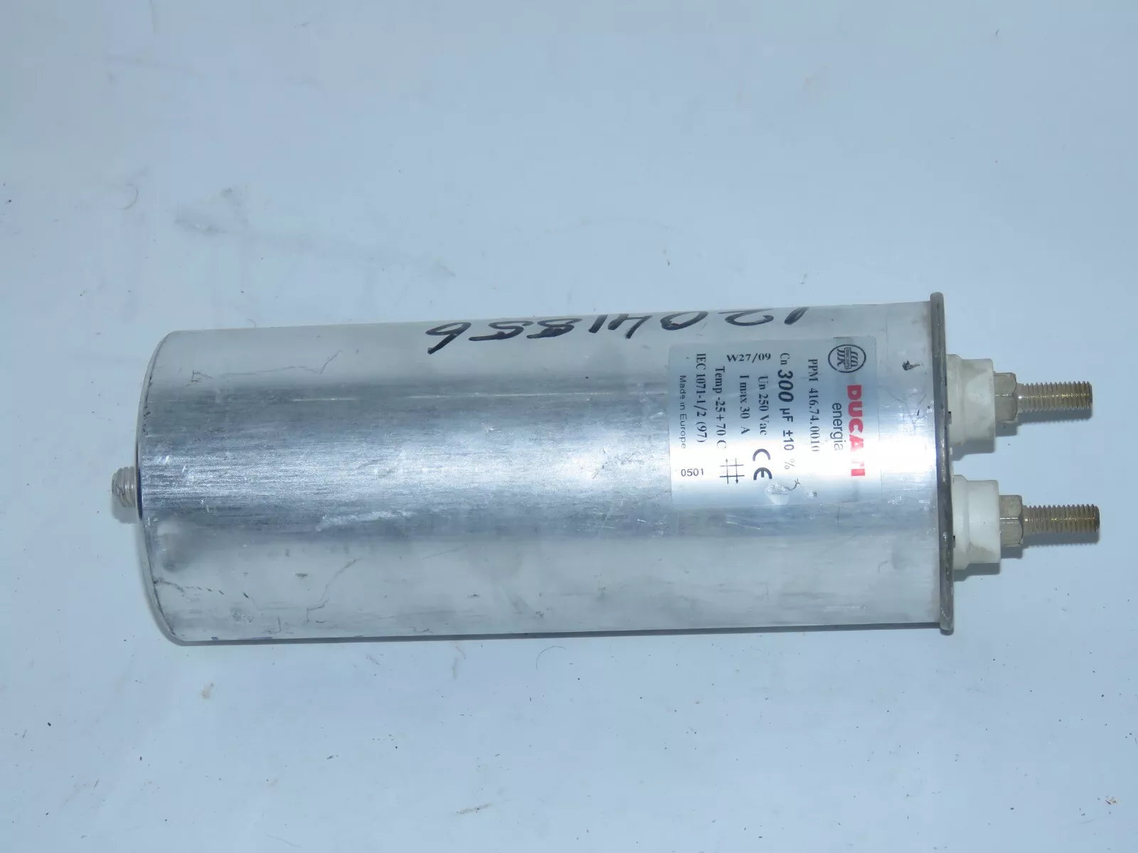Ducati Energia 416.74.0010 Capacitor 300uF 10% PPM Polypropylene Capacitor