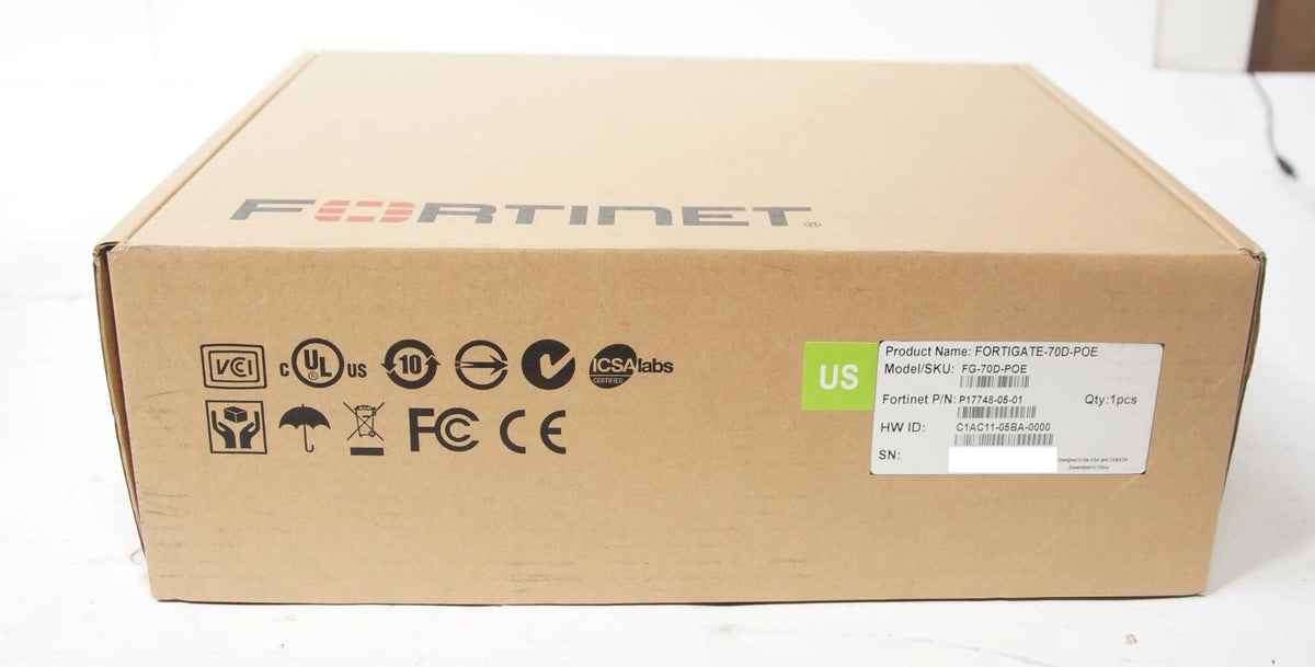 Fortinet FortiGate FG-70D-POE Network Security Firewall