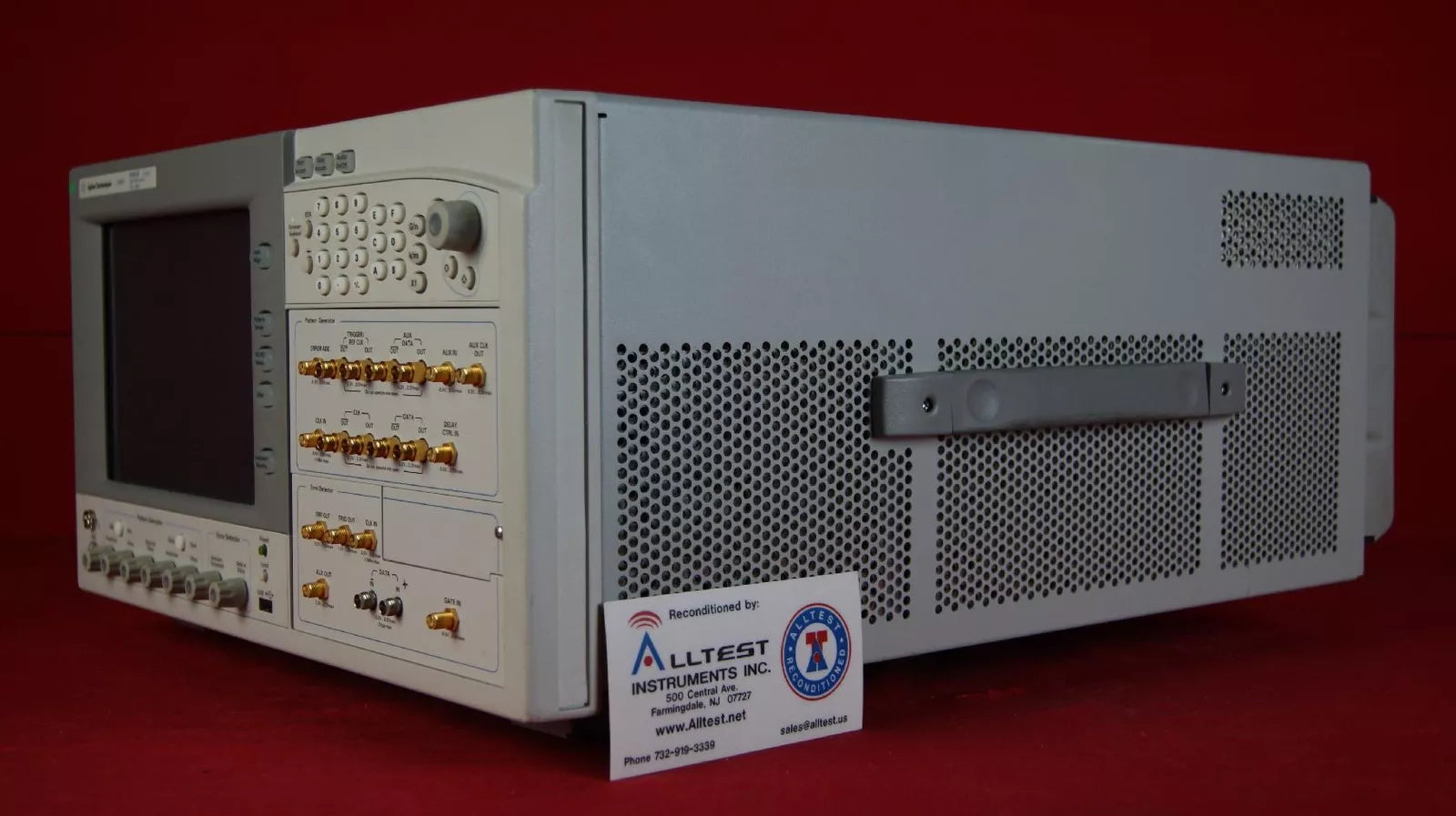 Agilent Keysight N4903B MY49100475 Serial J-BERT 150 Mb/s to 12.5 Gb/s OPTIONS