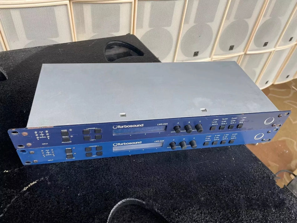 1-piece set of used Turbosound LMS-D24 audio processor (DHL or EMS)