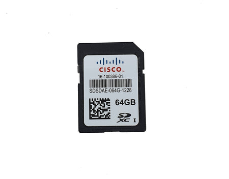 Cisco 16-100386-01 64GB SD Flash Memory Card
