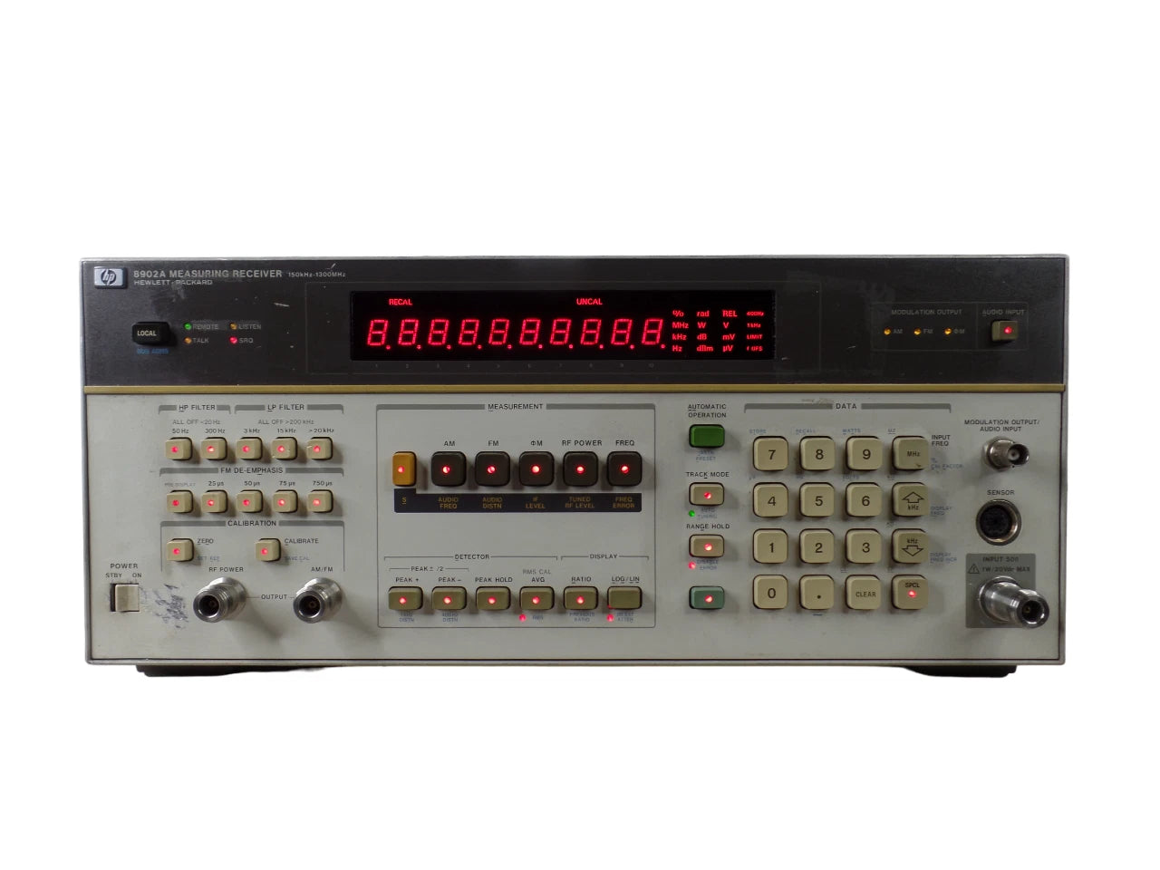 Hewlett Packard HP 8902A Measuring receiver 150kHz - 1300MHz - Free Shipping
