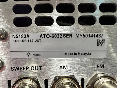 Agilent/Keysight N5183A Opt. UNT 1E1 1ER MXG Signal Generator 100kHz-31.8GHz