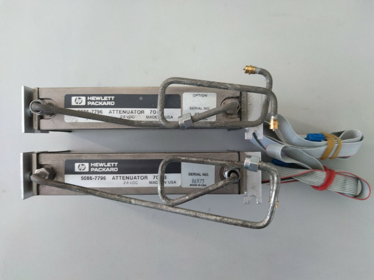 HP Agilent 5086-7796 RF Programmable Attenuator 70 dB DC-26.5GHz w/ cables - XG eqpt