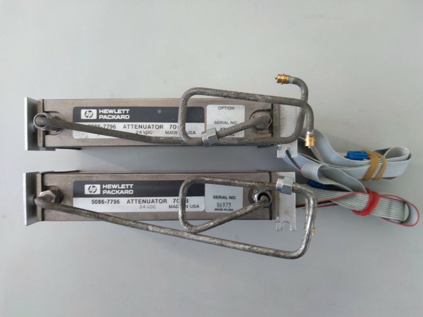 HP Agilent 5086-7796 RF Programmable Attenuator 70 dB DC-26.5GHz w/ cables - XG eqpt