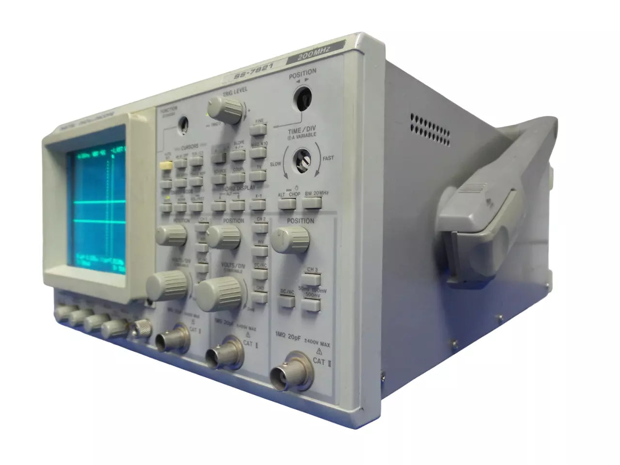 IWATSU SS-7821 Oscilloscope 200MHz - High-Quality Digital Testing Equipment