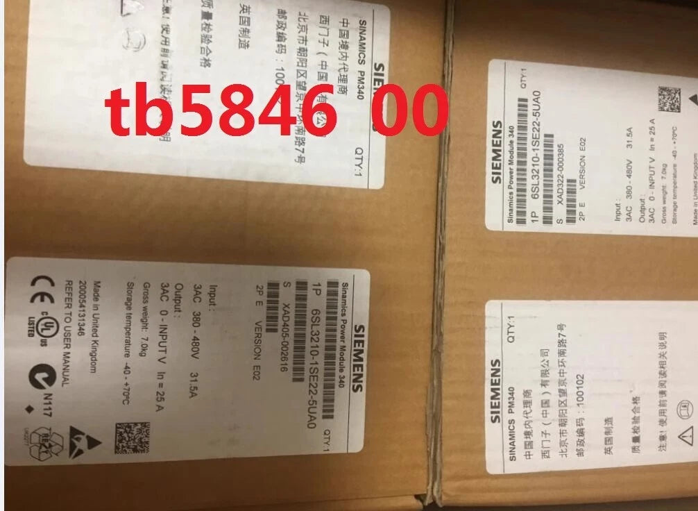 6SL3210-1SE22-5UA0: Siemens SINAMICS S120 Single Motor Module