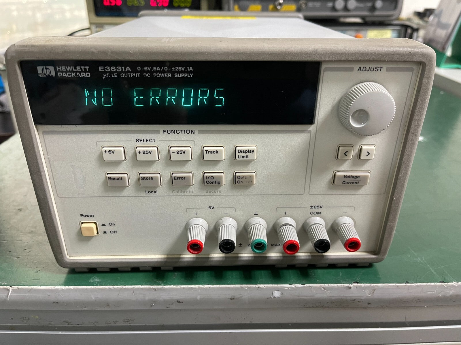 HP Agilent E3631A Triple Output DC Power Supply w/ Opt. 0E9 _6409 - XG eqpt