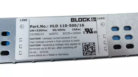 Block HLD 110-500/16 - High-Quality Hydraulic Directional Control Valve