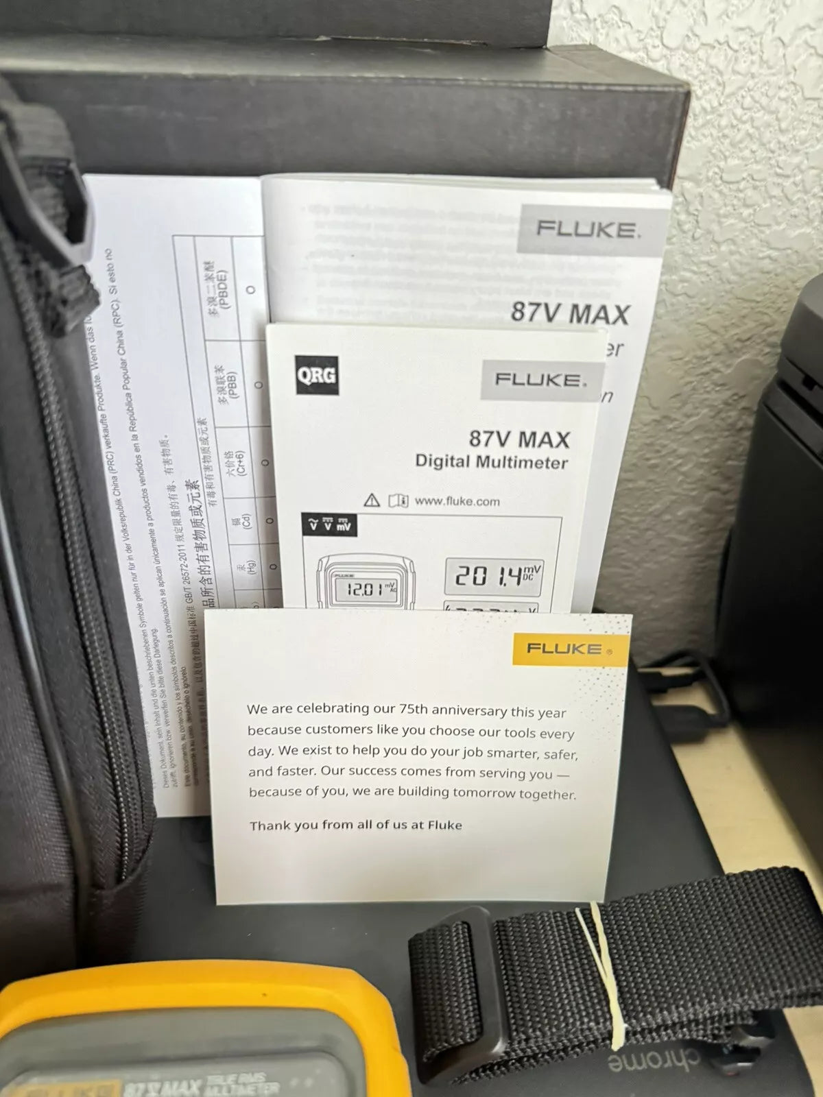 Fluke 87V-MAX/E2 Kit Industrial True RMS Heavy Duty Multimeter