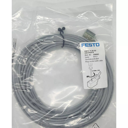Festo KMYZ-9-24-10-LED-PUR-B 96063 Connecting Cable