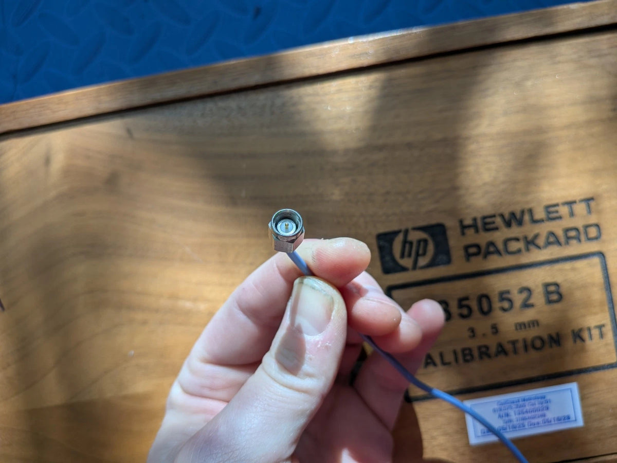 Huber & SUHNER Minibend Flex Cable! 50 GHz! Sma/3.5mm LIMIT 1 MAX! R-14" 35 Cm