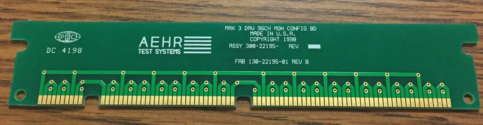 AEHR Test Systems 130-22195-01 MAX 3 DRV 96CH Mon Config Board