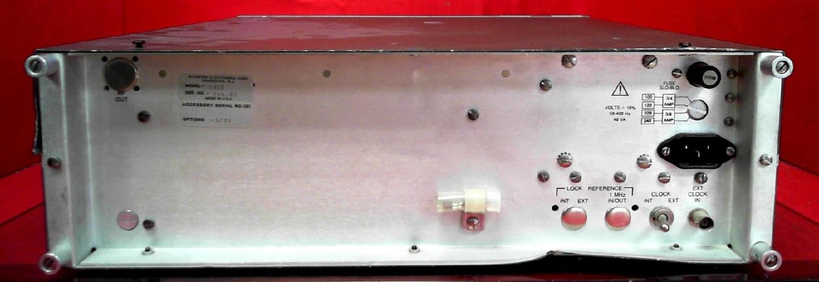 Boonton 102E Opt. 5 & 33 AM/FM Signal Generator SN 34605