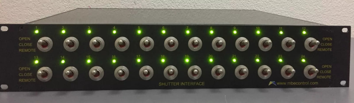 Riber Solenoids Shutter Controller 24 Channels